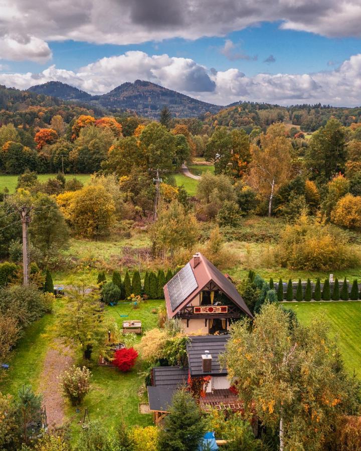 Smyrkowy Dom Z Kominkiem Z Goraca Balia Kolo Karpacza Janowice Wielkie Extérieur photo